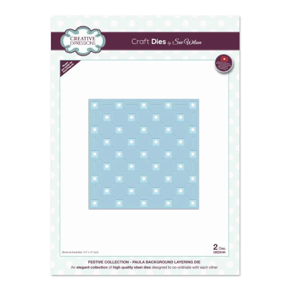 Creative Expressions -Festive Collection Paula Background Layering die*