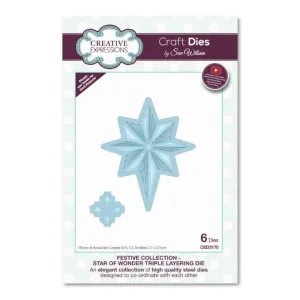 Creative Expressions - Festive Collection Star Of Wonder Triple Layering Die*