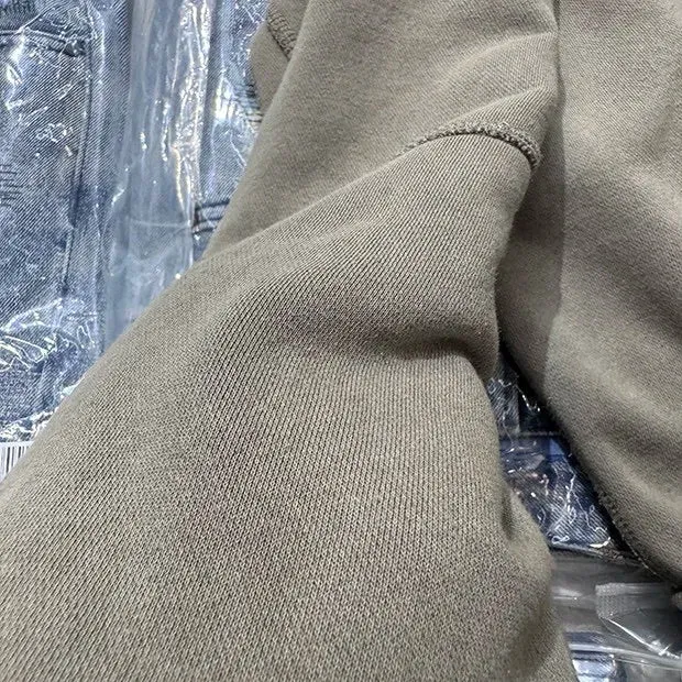 Cross Tie Design Shoulder Slung Hoodie