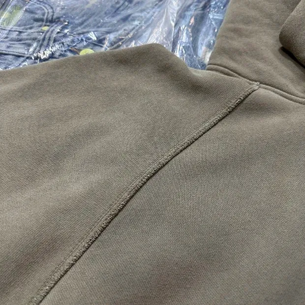 Cross Tie Design Shoulder Slung Hoodie