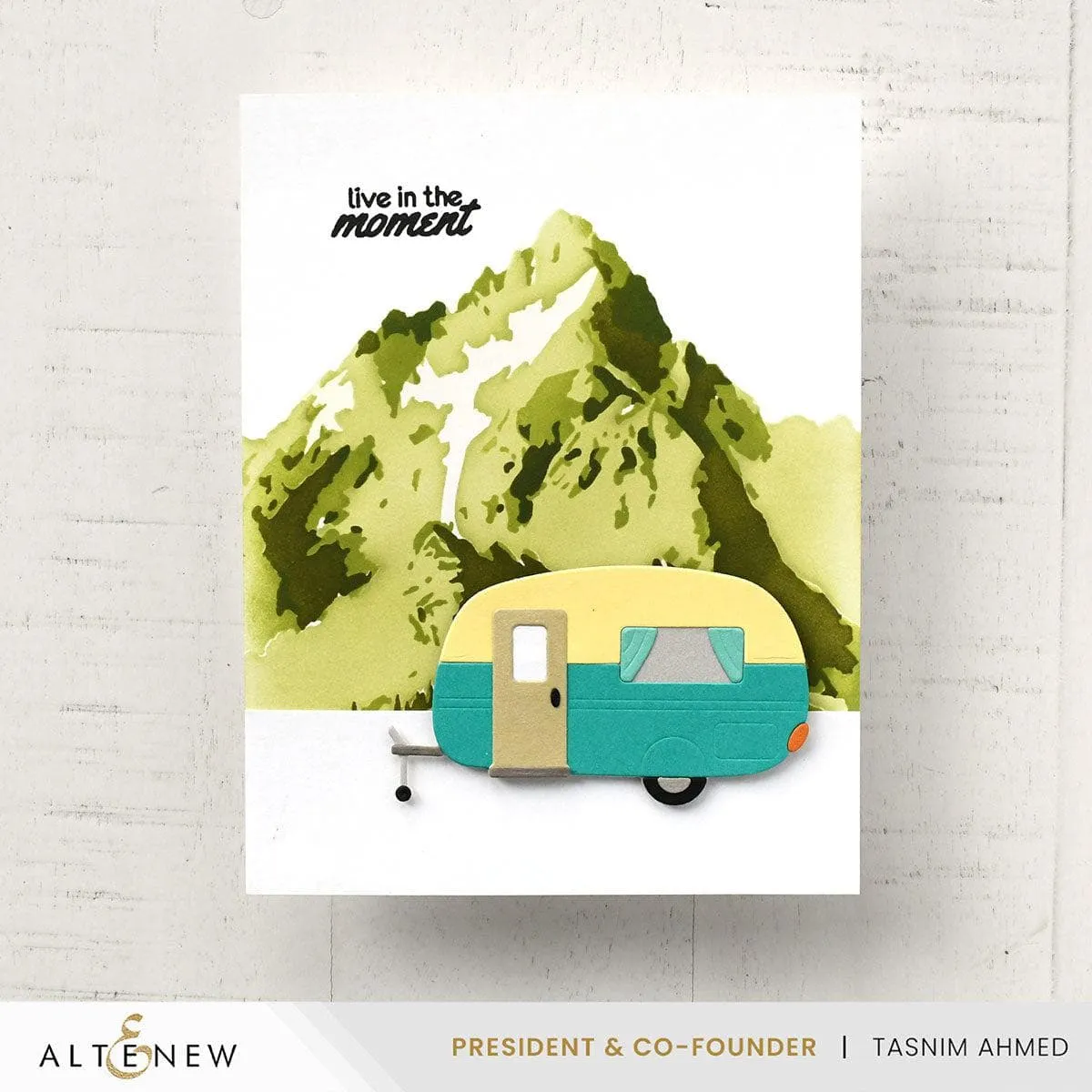 Cute Camper Layering Die Set