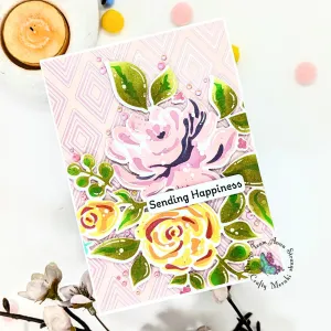 Damask Layering Stencil Set