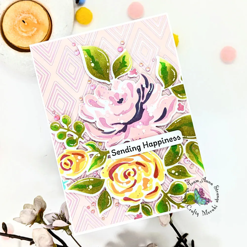 Damask Layering Stencil Set