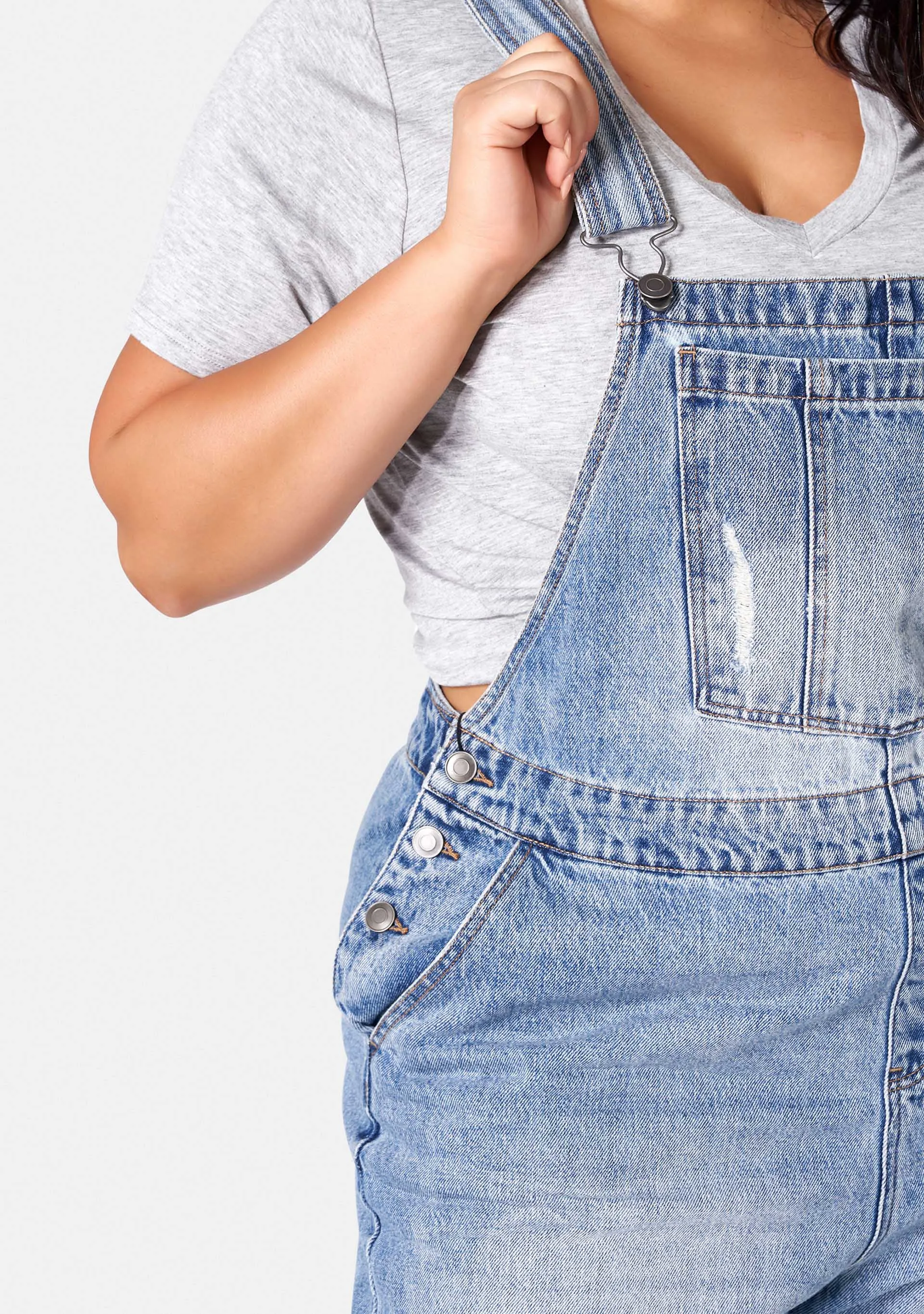 Dana Distressed Overalls