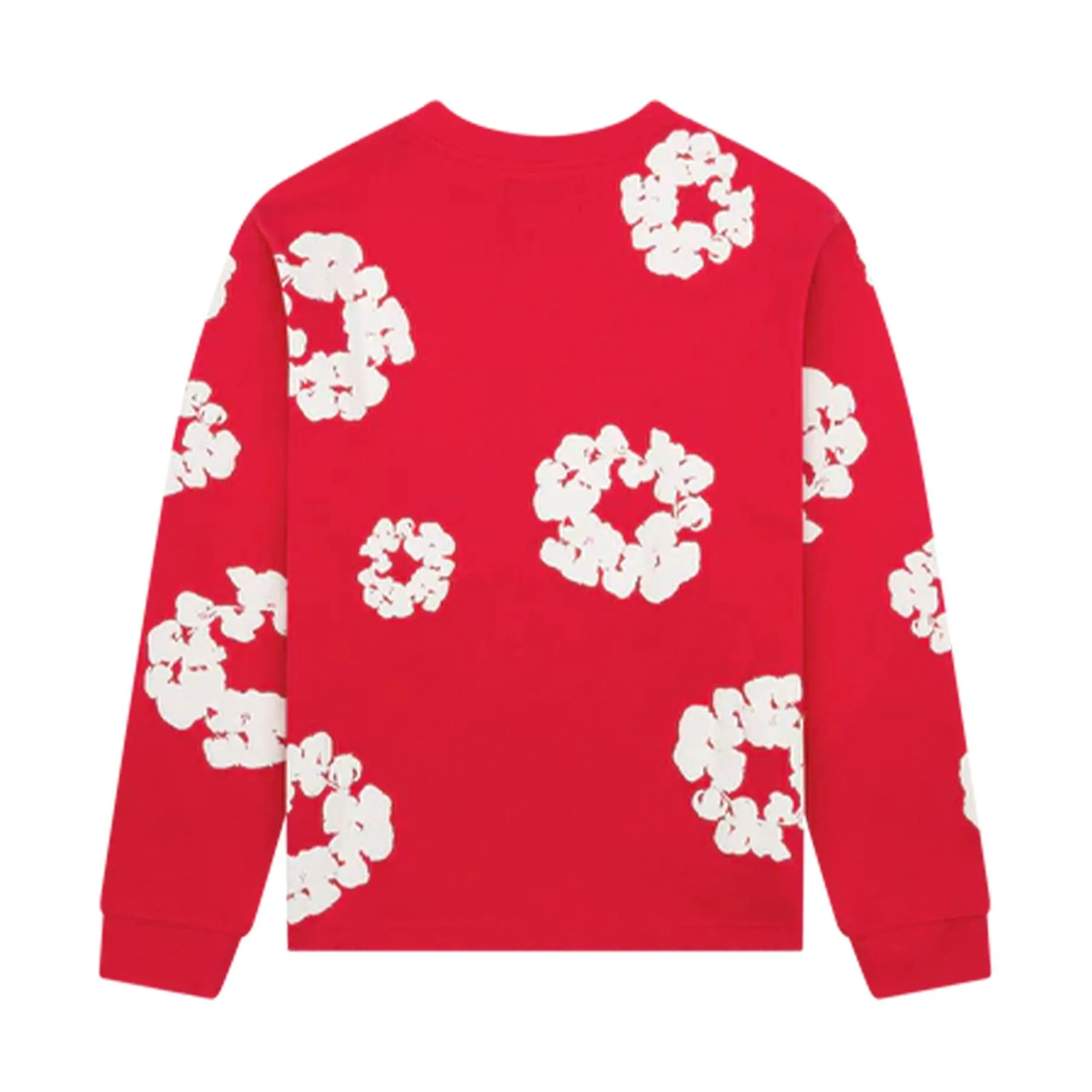 Denim Tears The Cotton Wreath Long Sleeve Tee 'Red'