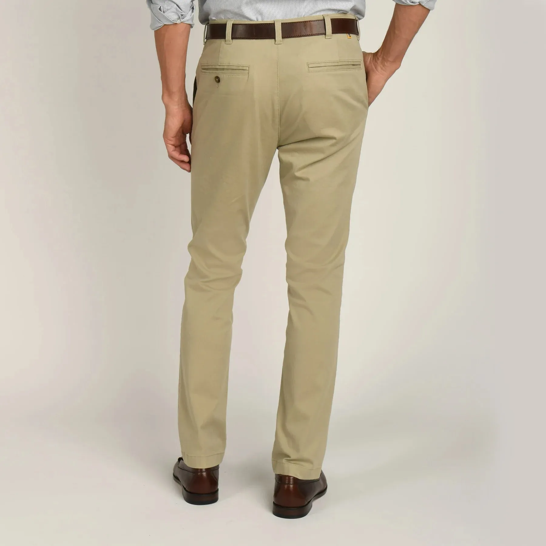 Duck Head Gold School Slim Fit Chino - Khaki