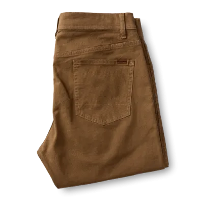 Duck Head Pinpoint Pant - Umber Brown