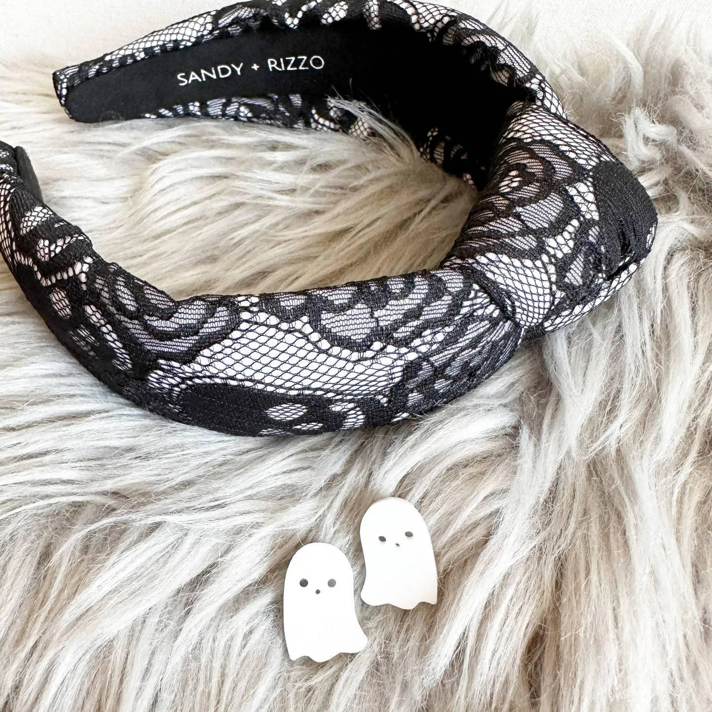 Earrings | Mini Ghost Stud Earrings| Sandy   Rizzo
