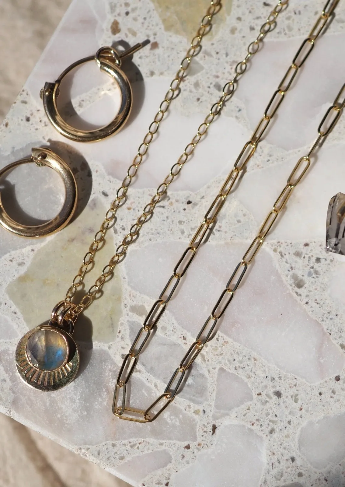 Eclipse Layering Necklace - 20"