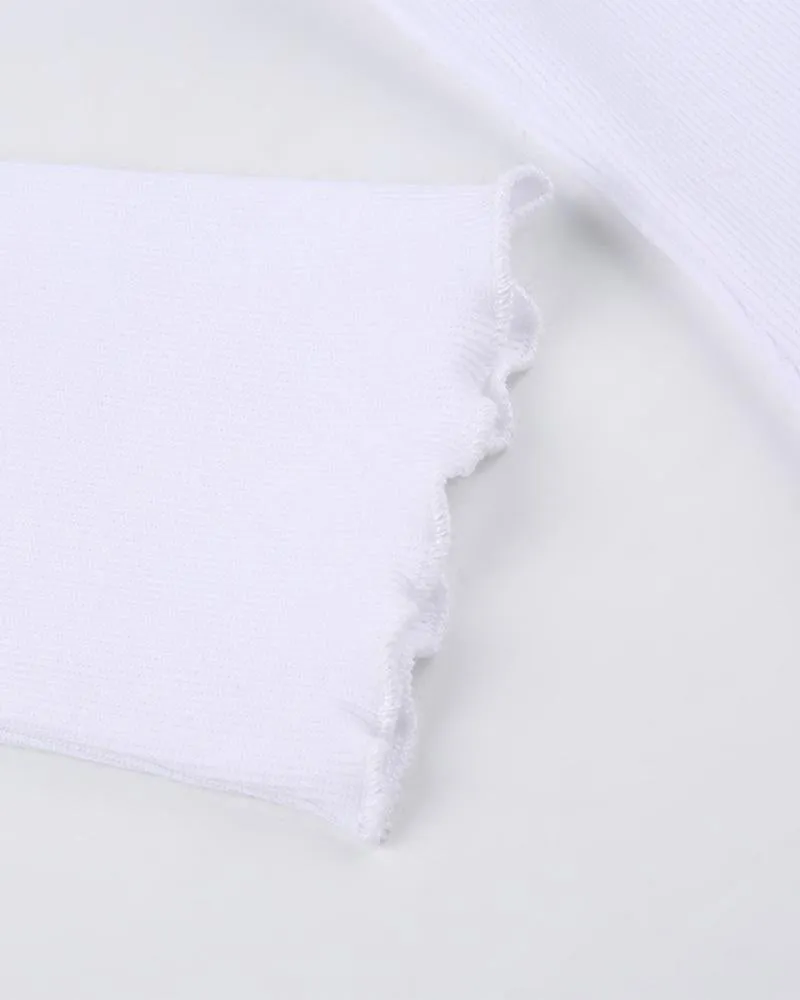Eggshell Slip Flare Dress