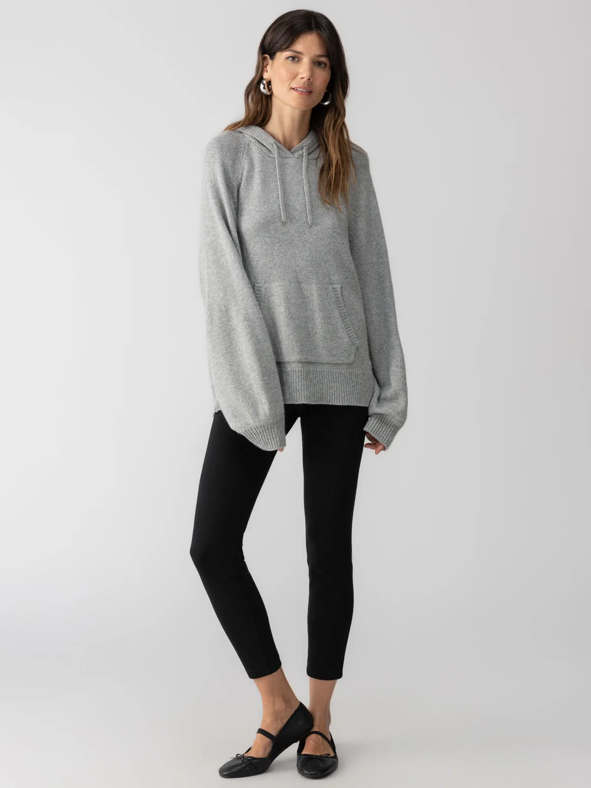 Elevated Layering Hoodie Heather Grey