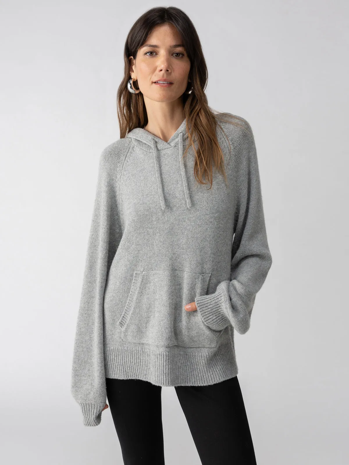 Elevated Layering Hoodie Heather Grey