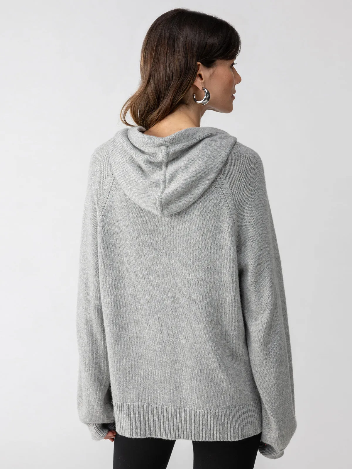 Elevated Layering Hoodie Heather Grey