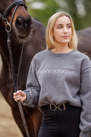 Ellany Grey "DRESSAGE" Sweatshirt - Purple
