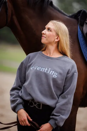 Ellany Grey "EVENTING" Sweatshirt - Blue Ombre