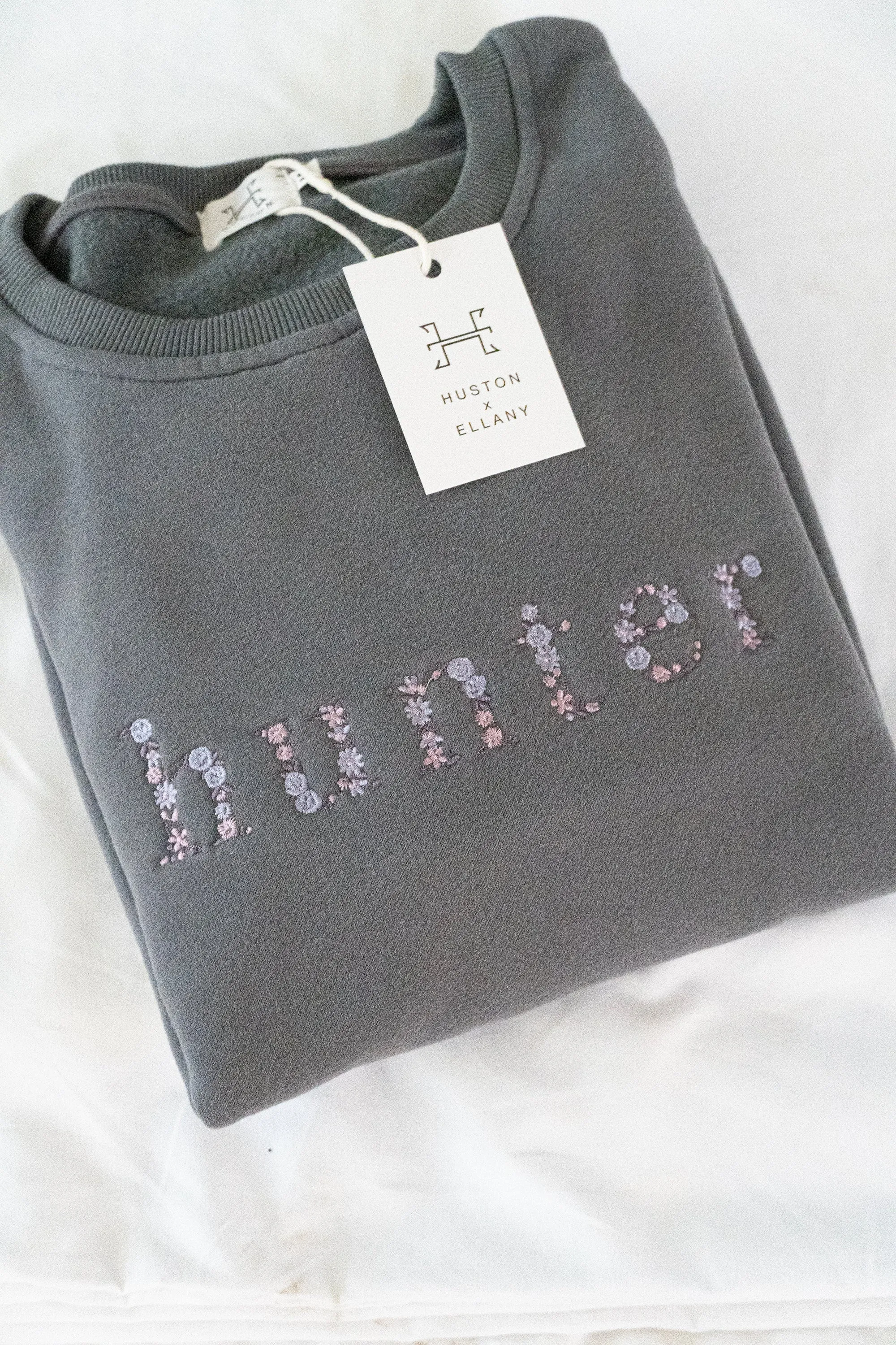 Ellany Grey "HUNTER" Sweatshirt - Purple