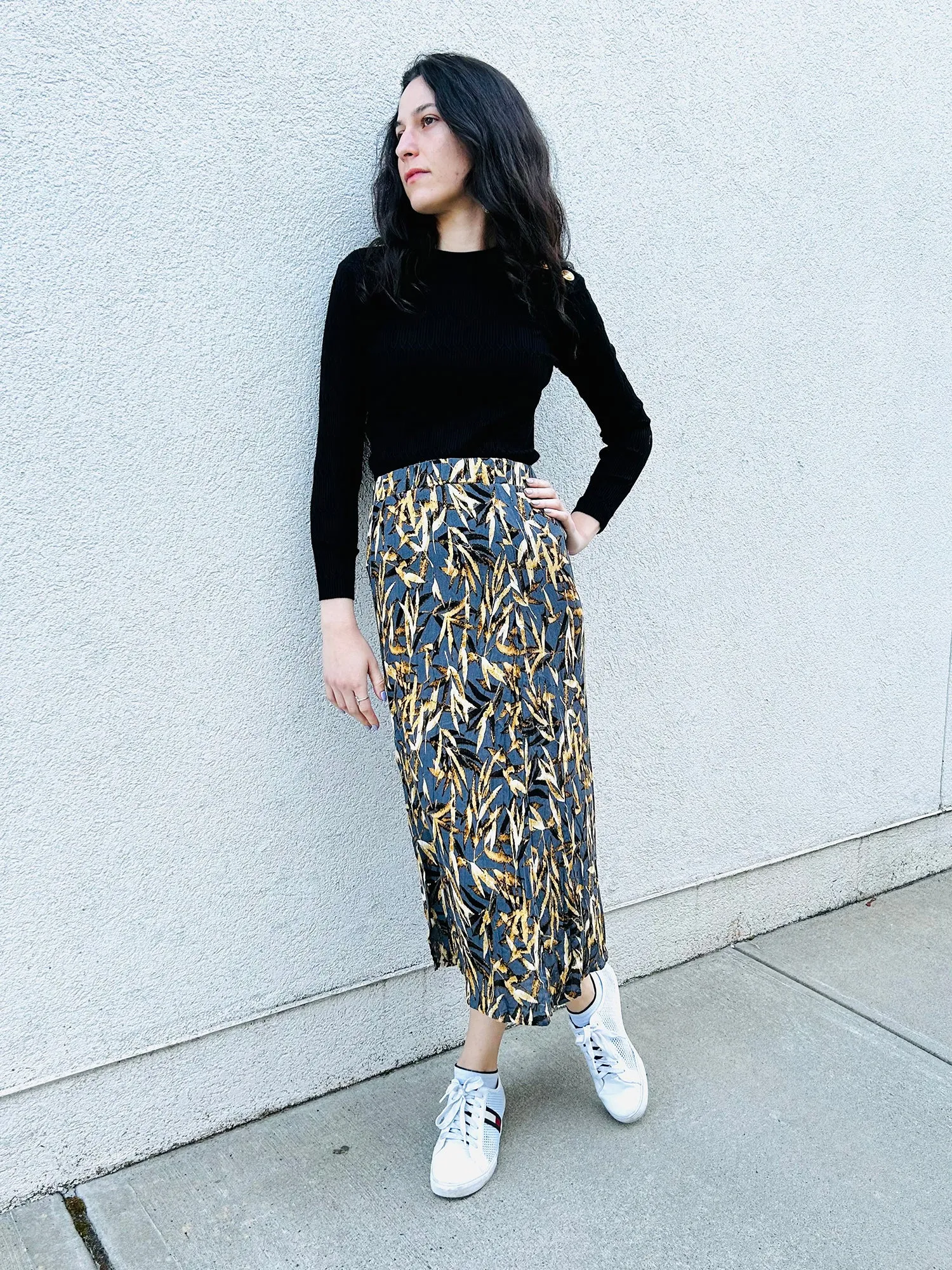Elsa.M Graph Print Sweater