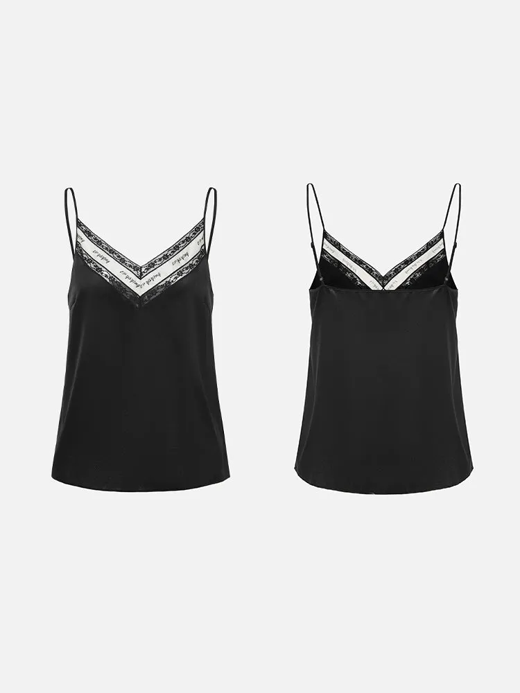 EP YAYING Lace Mulberry Silk Cami