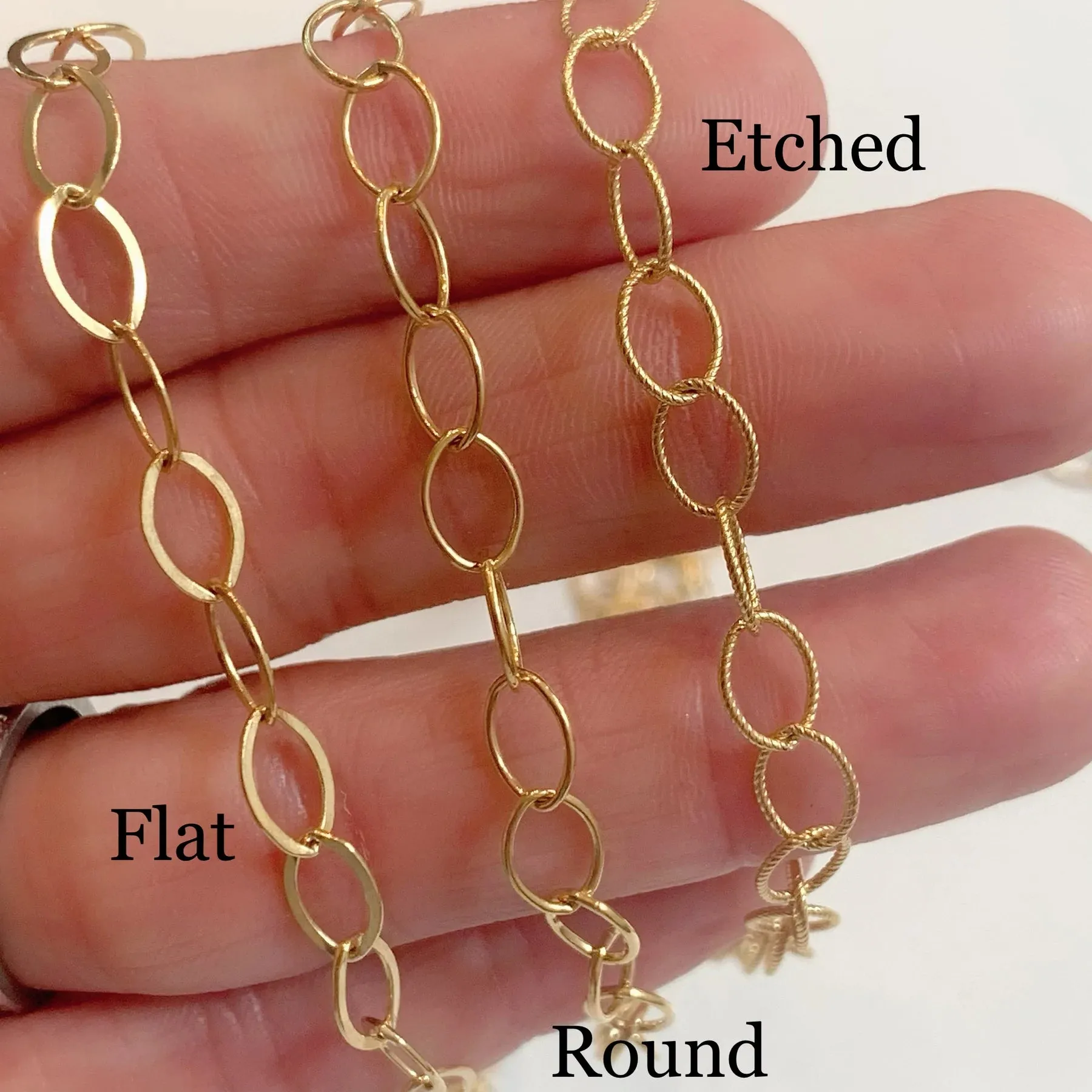 Etched Julie Layering Necklace