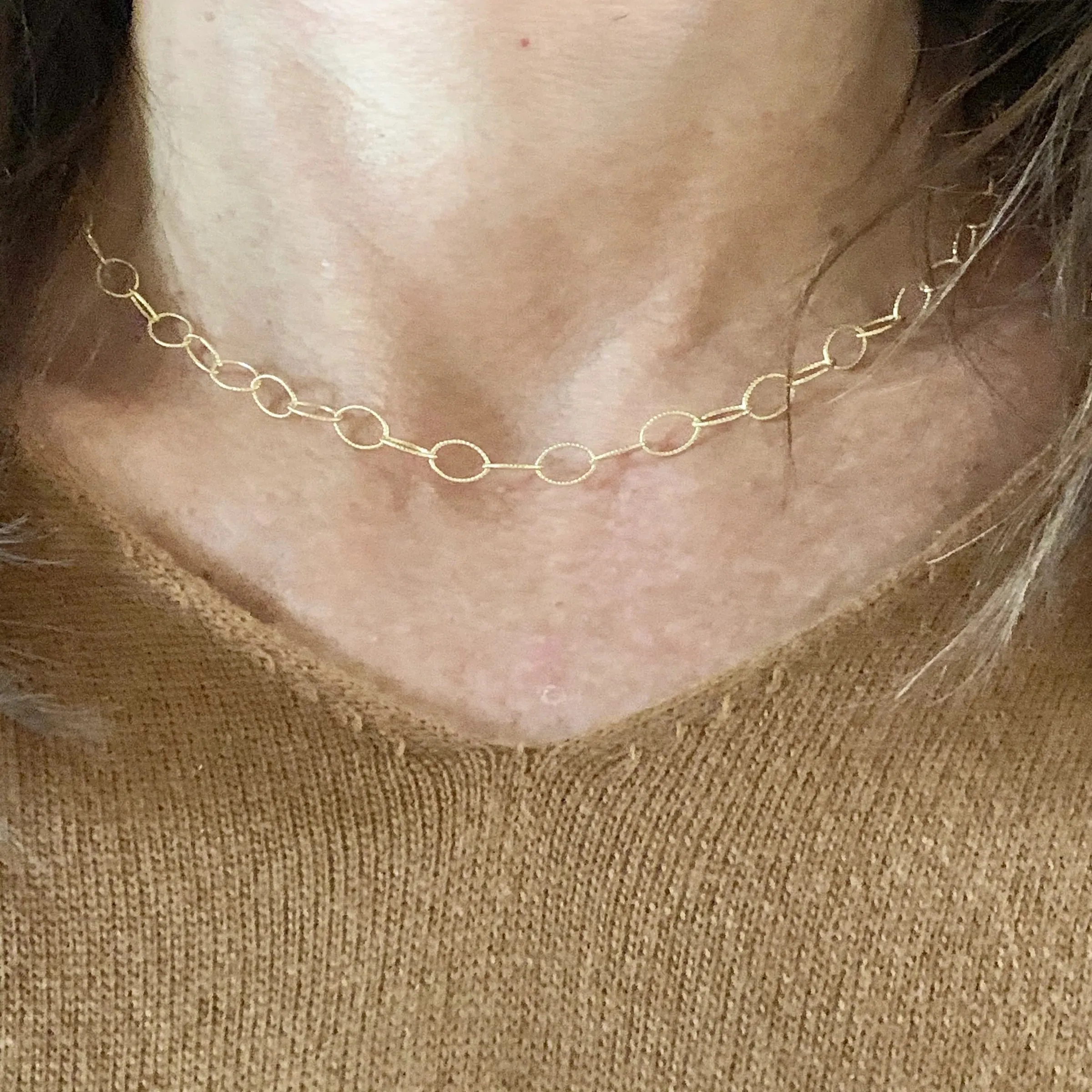 Etched Julie Layering Necklace