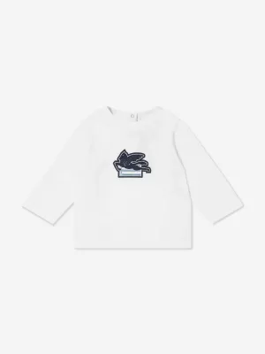 Etro Baby Boys Long Sleeve T-Shirt in Ivory