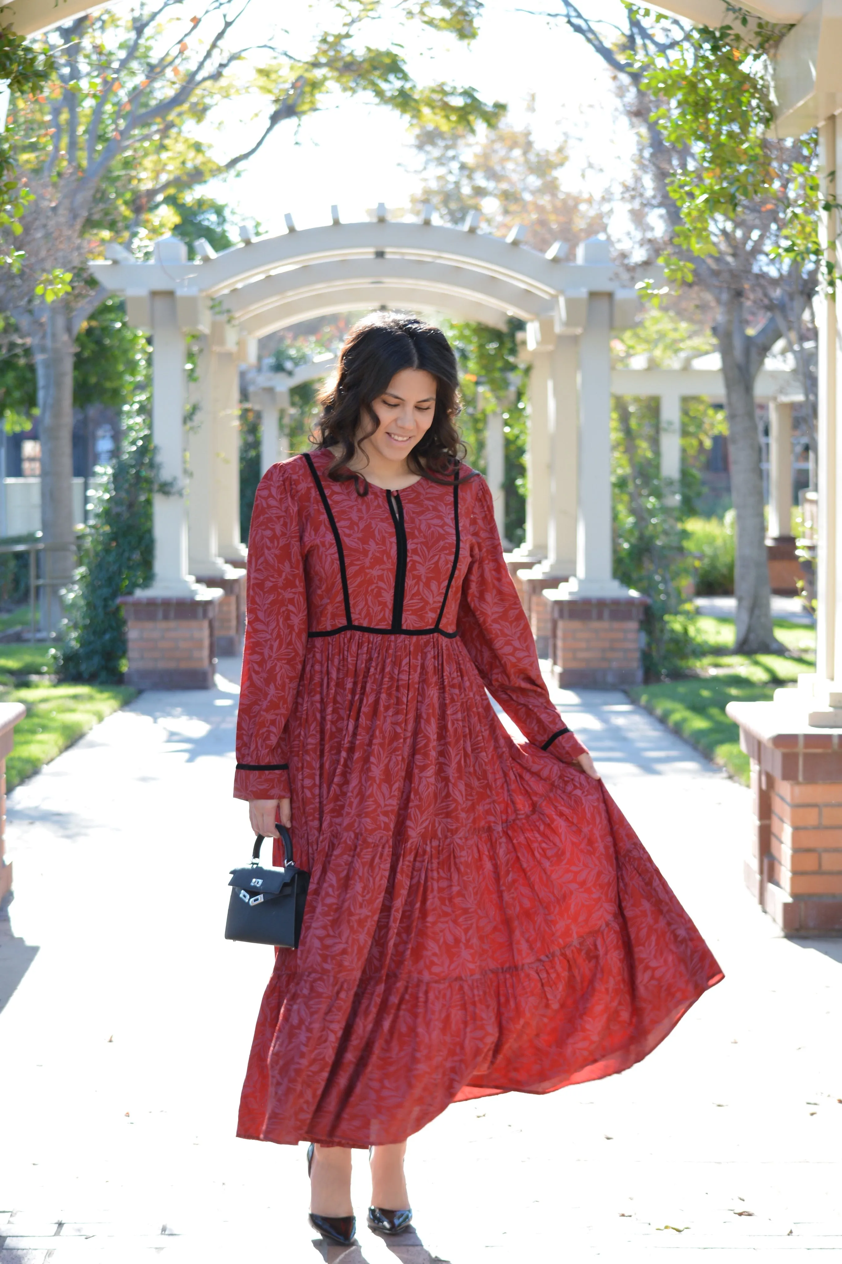 Eve Red Maxi Dress