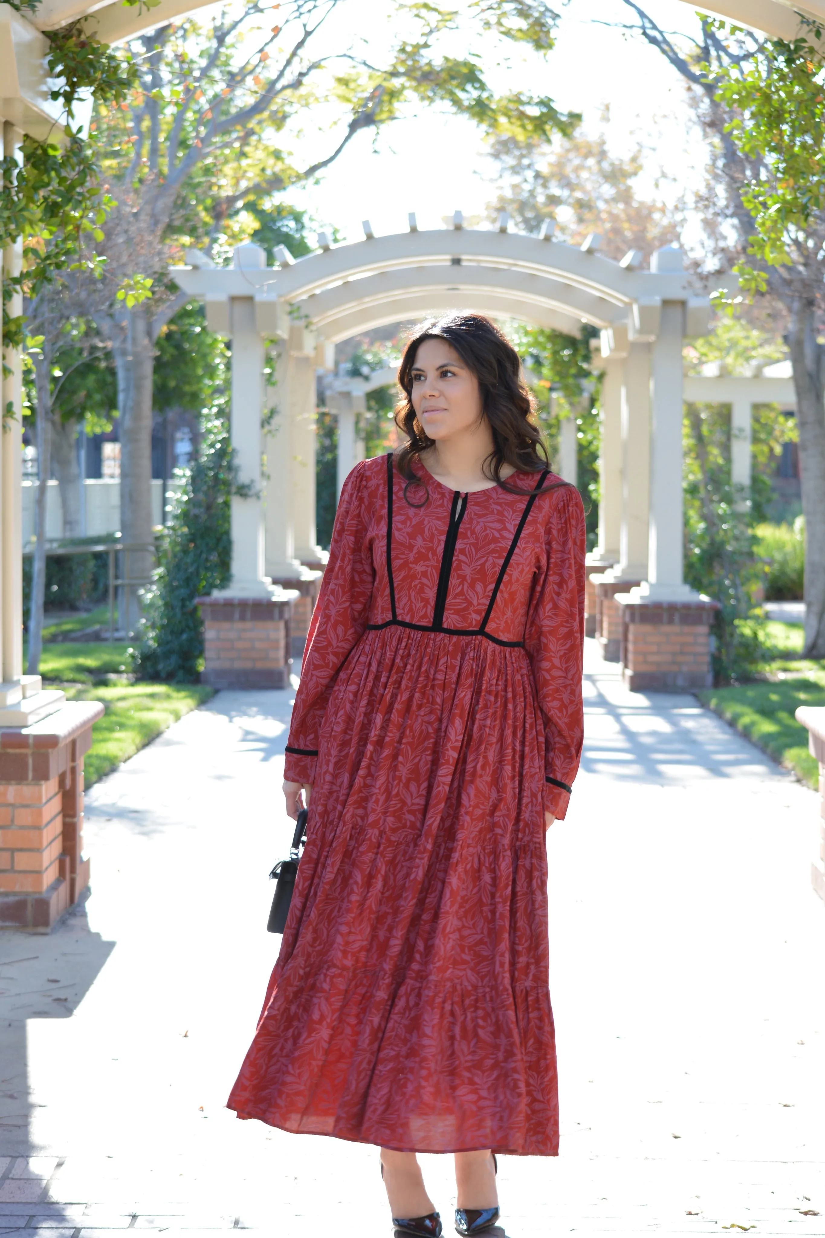 Eve Red Maxi Dress