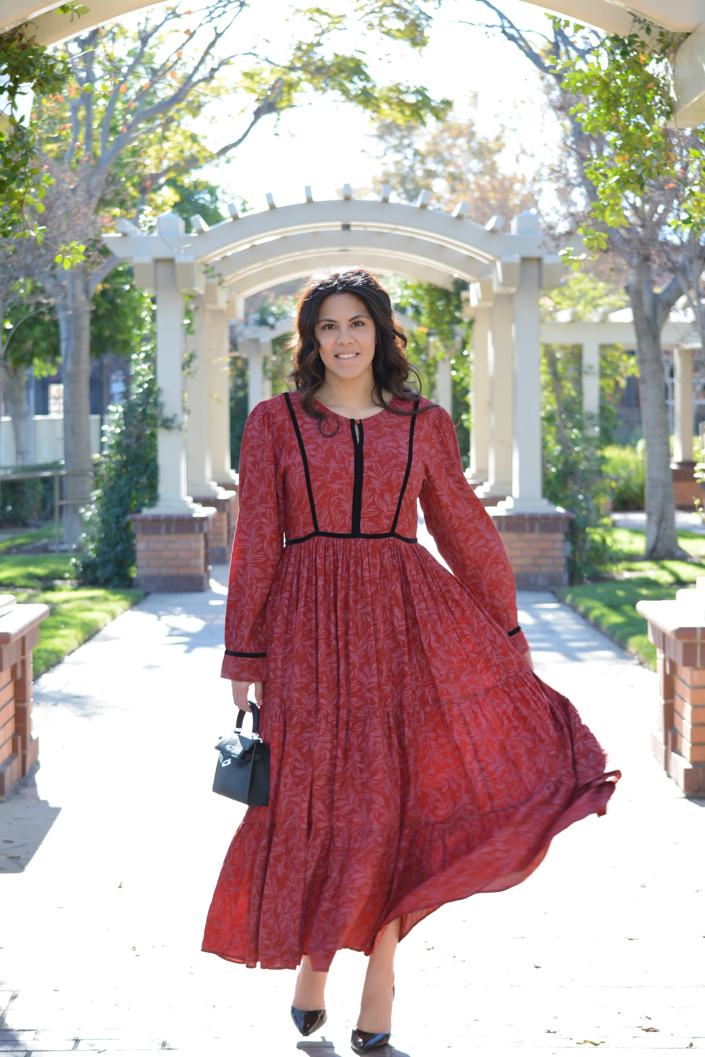 Eve Red Maxi Dress