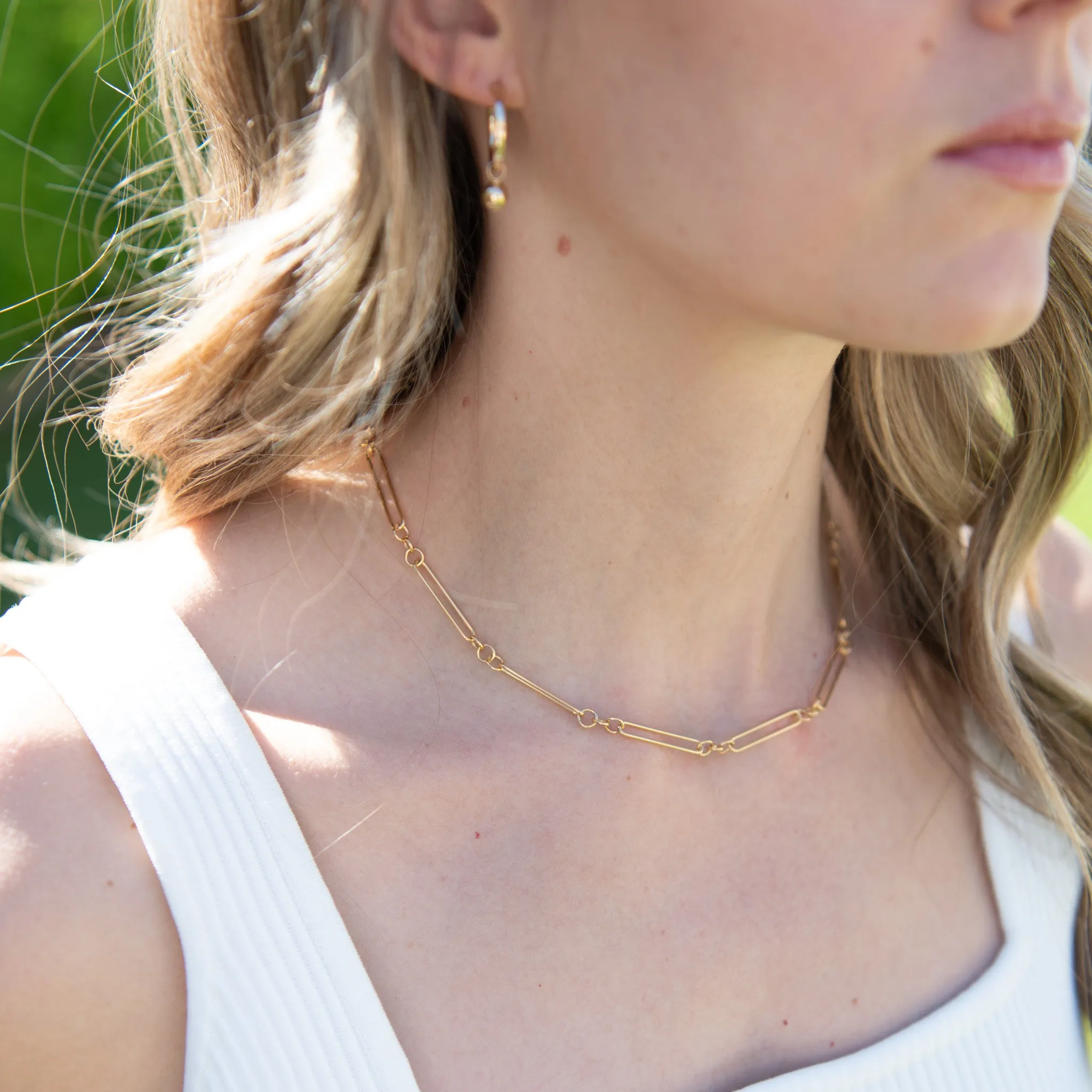 Extra Large Long & Short Layering Chain