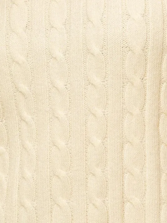 Fall into Fashion Cable Knit Vest