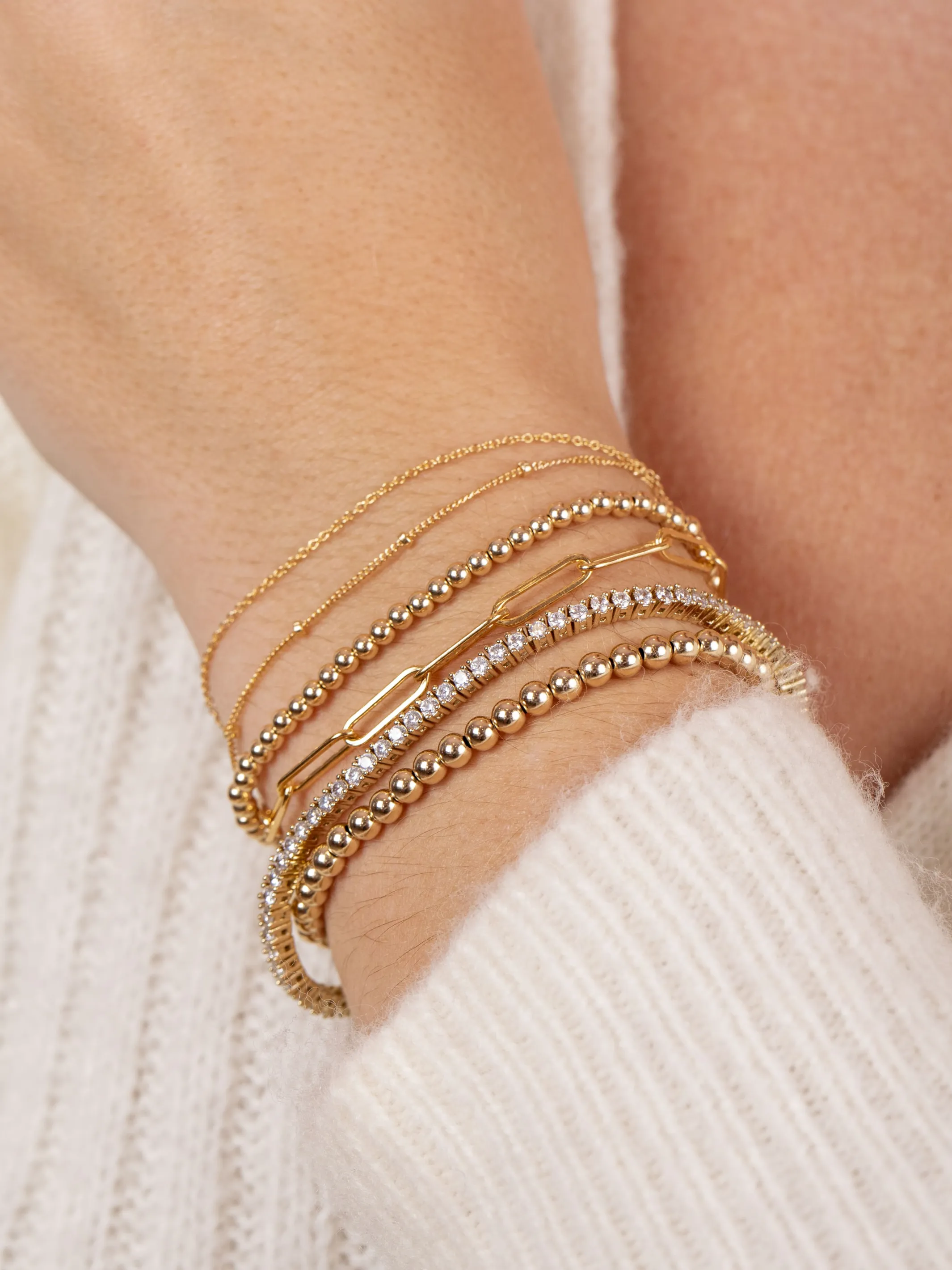 Favorite Mixed Chain Layering Bracelet