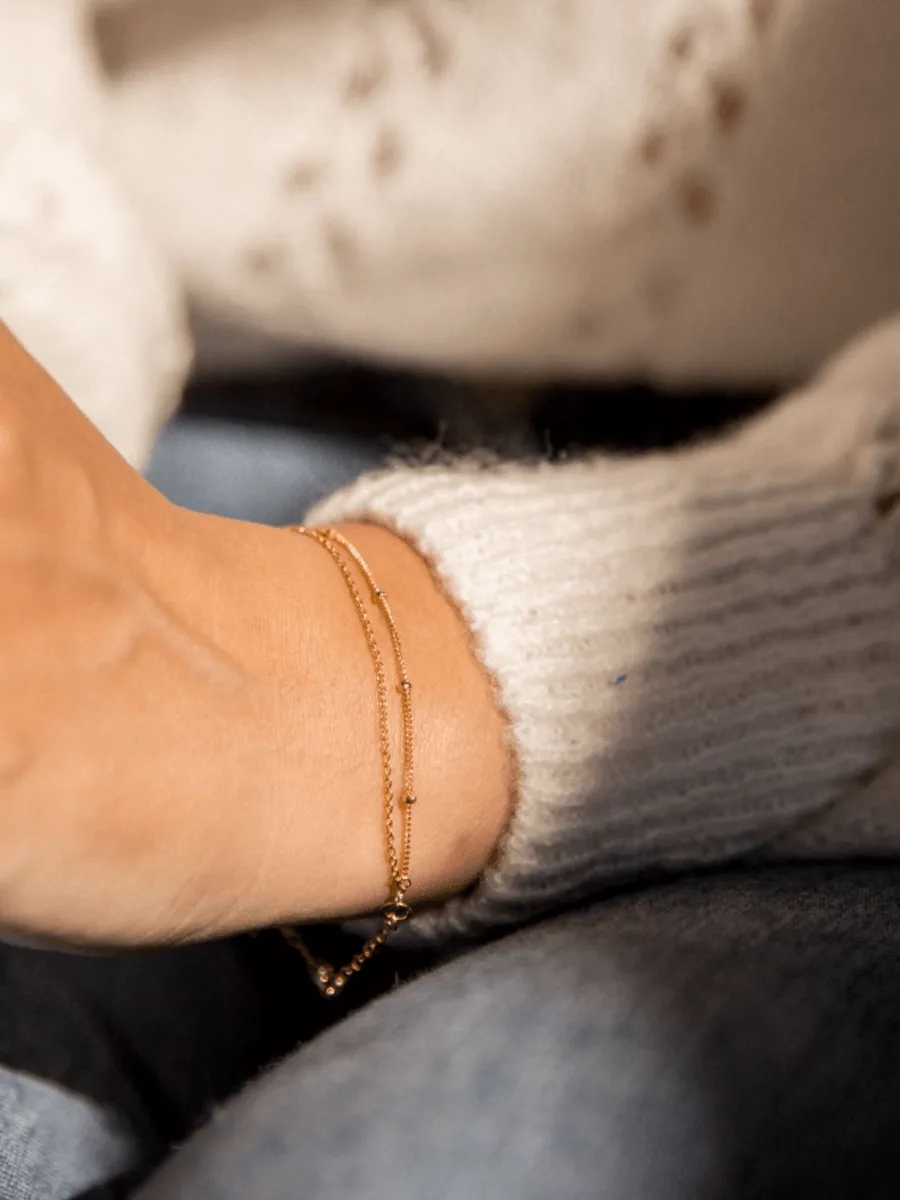 Favorite Mixed Chain Layering Bracelet