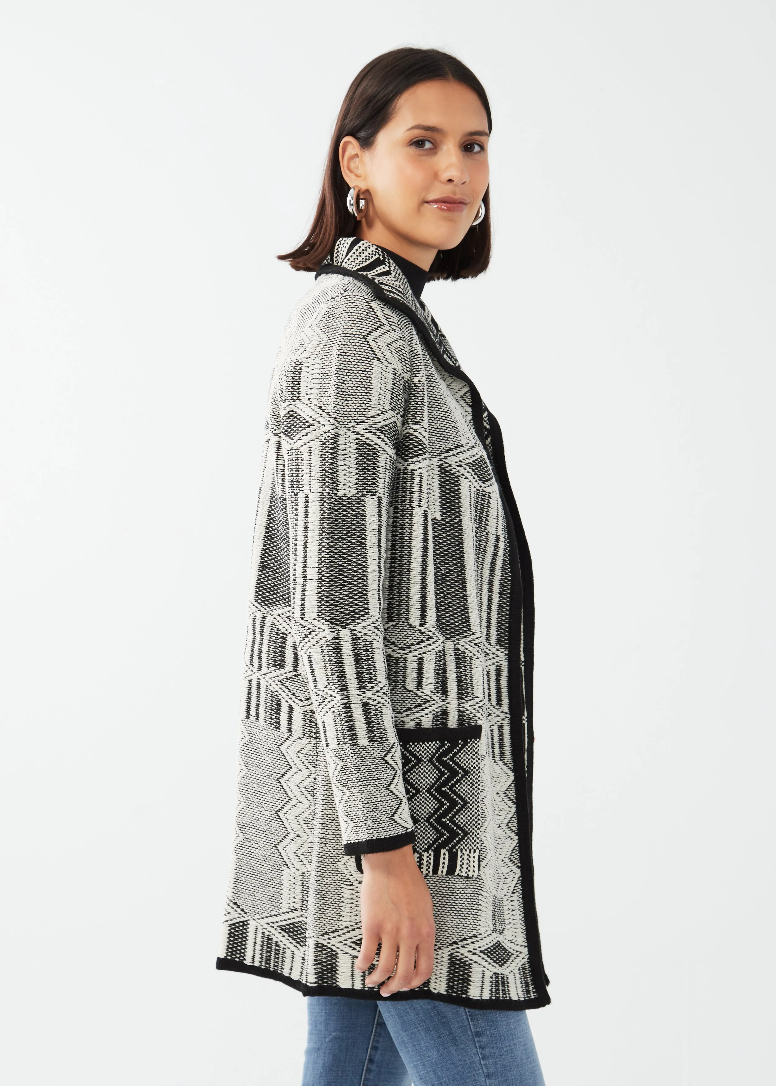 FDJ Jacquard Cardigan