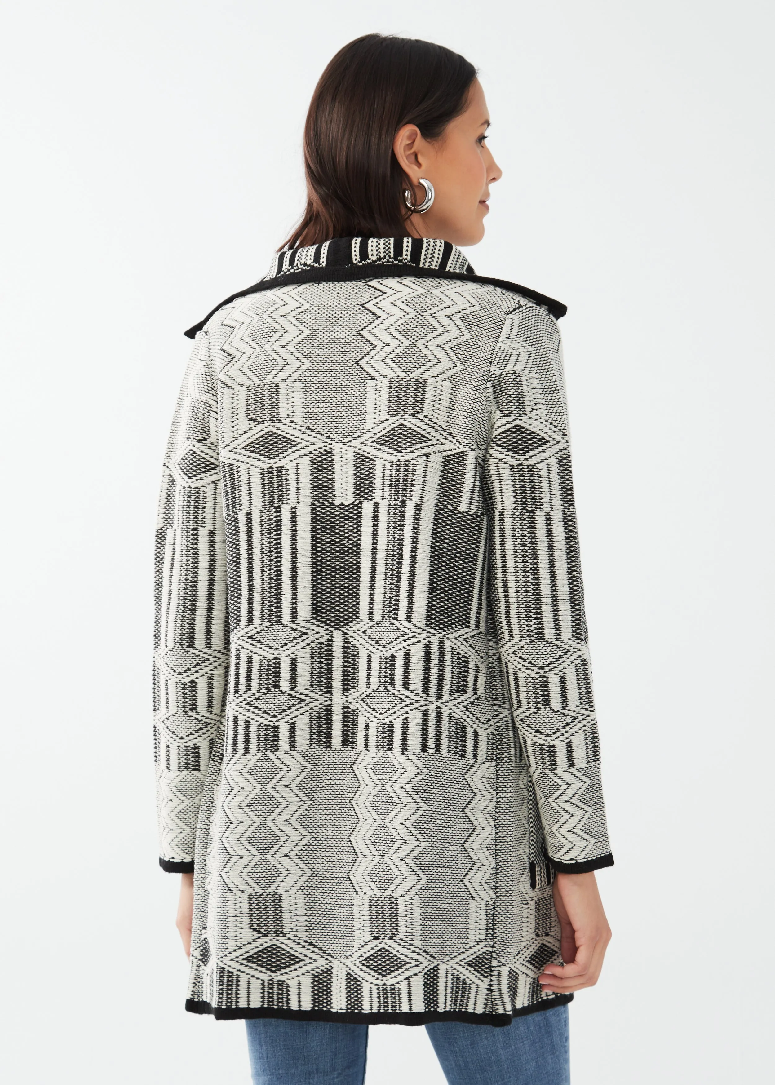 FDJ Jacquard Cardigan
