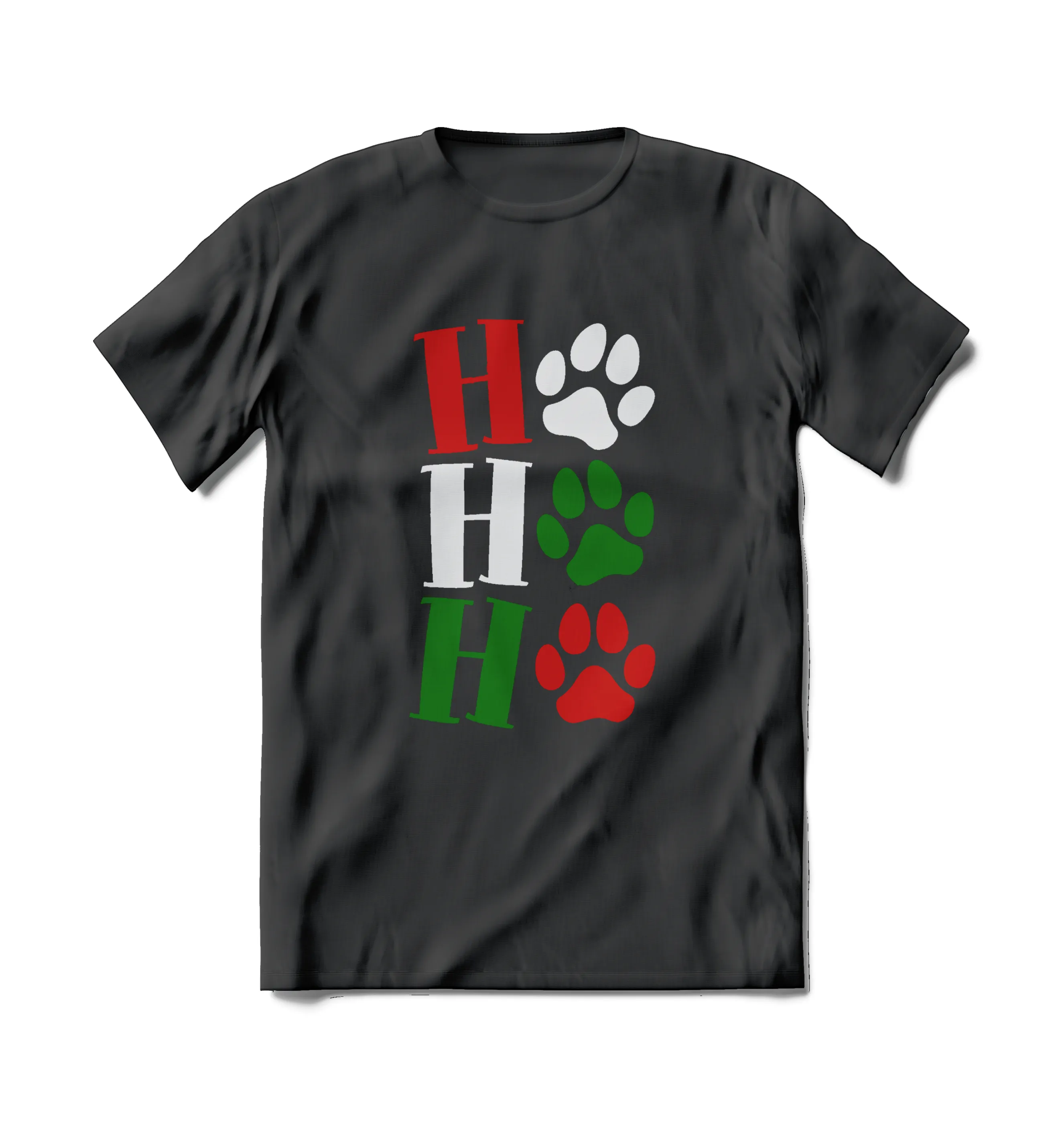 Festive Paws Short Sleeve T-Shirt