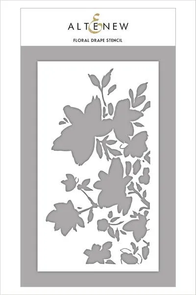Floral Drape Stencil - RETIRING