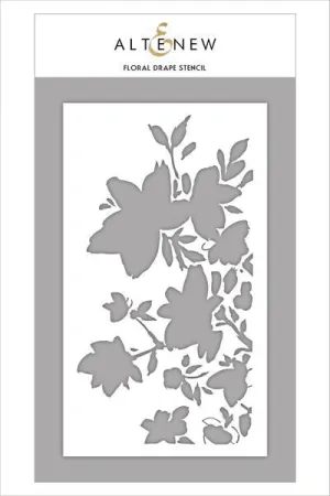 Floral Drape Stencil - RETIRING