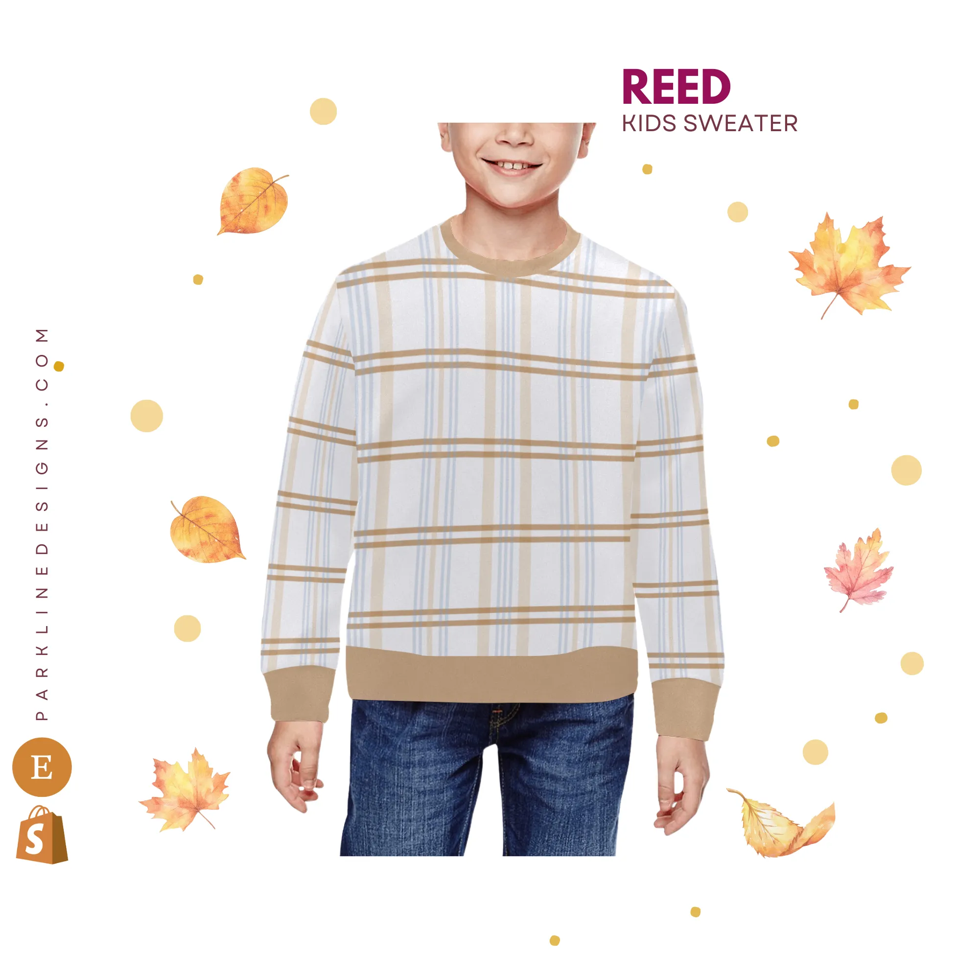 Floral Pumpkin Crew Neck Sweatshirt | Soft Pink and Blue All Over Print | Cozy Fall & Winter Wardrobe Essential