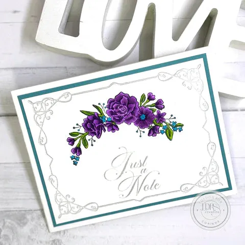Floral Swag Layering Stencils - 4 Pack