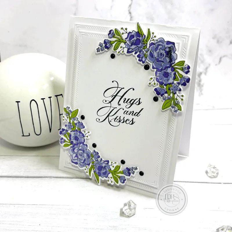 Floral Swag Layering Stencils - 4 Pack
