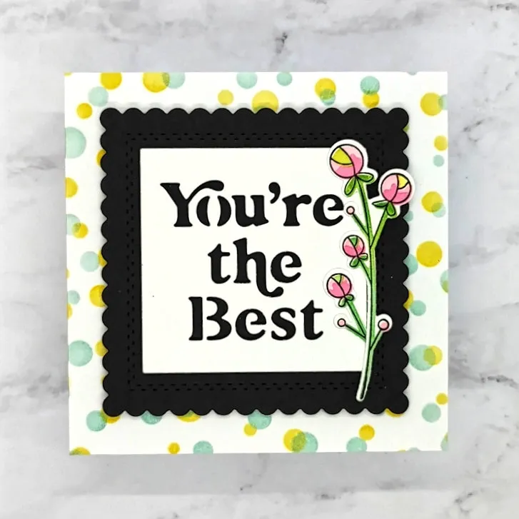 Flower Doodles Layering Stencils - 4pk