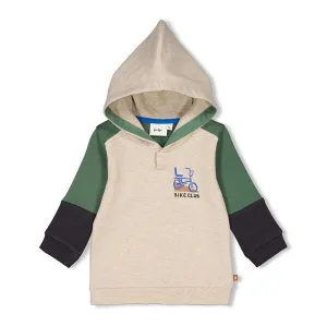 FUN DAYS - Color Spliced French Terry Fashion Hoodie
