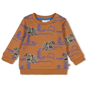 FUN DAYS - Organic Cotton French Terry Allover Print Sweat Top