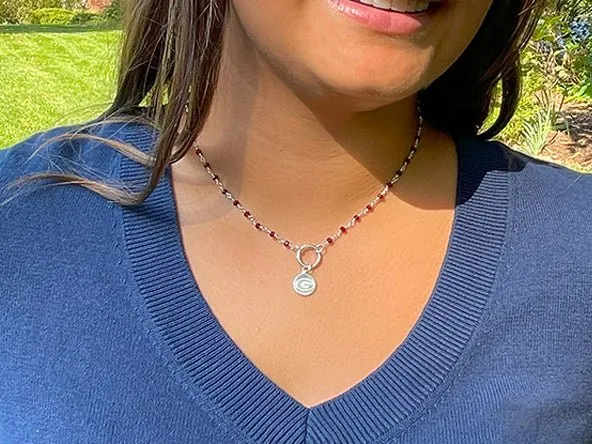Garnet Red Rosary Chain