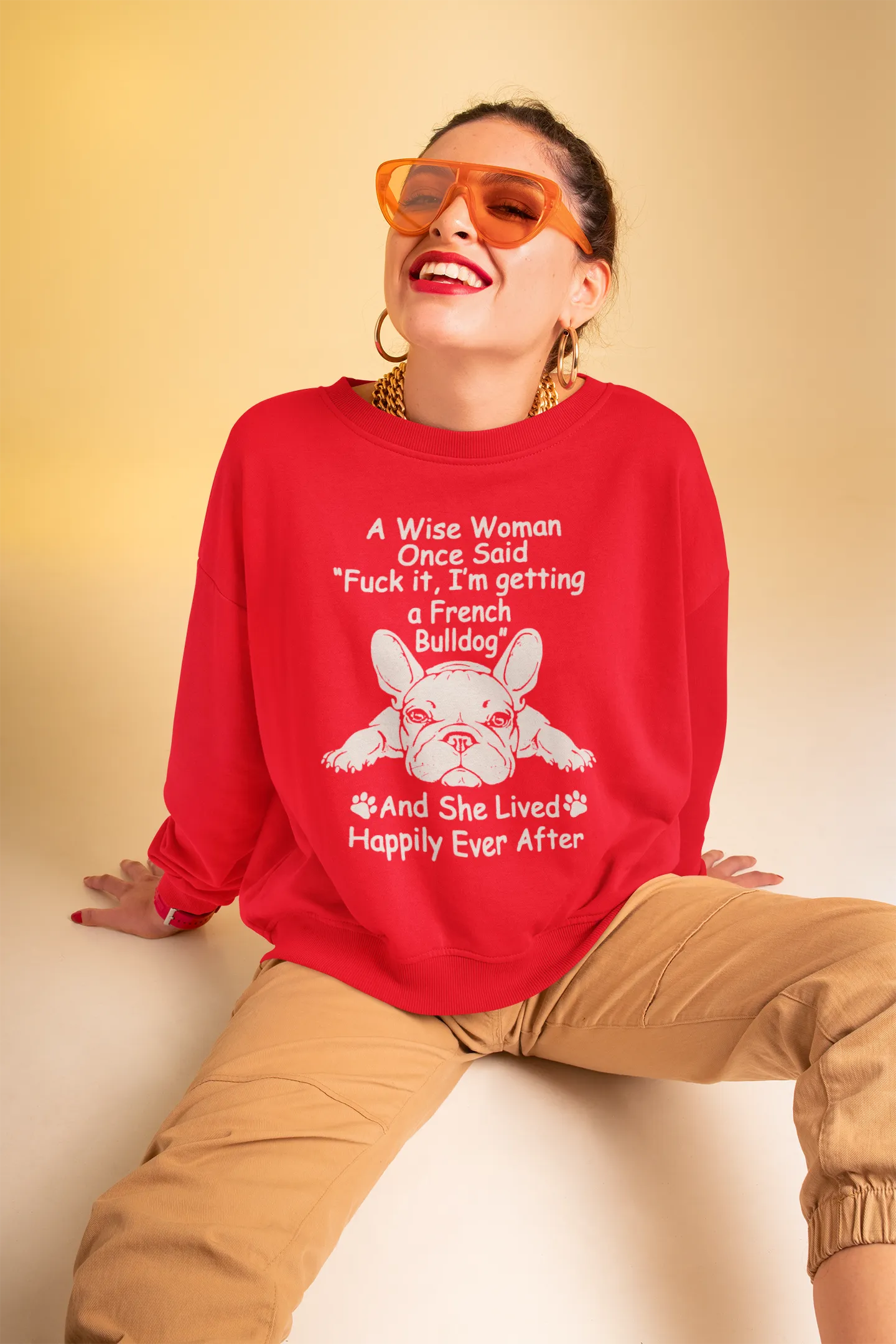 Get a Frenchy Sweatshirt (Available in several colors)