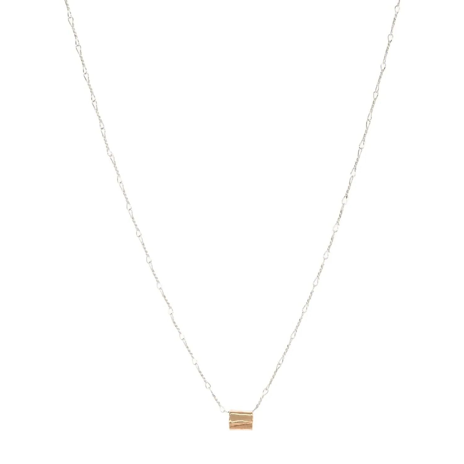 Gilded Barrel Layering Necklace