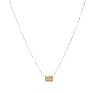 Gilded Barrel Layering Necklace