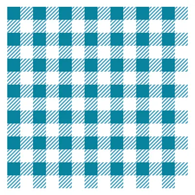 Gingham Check 6x6 Stencil - 2 Pack