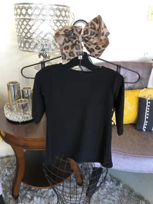 Girl’s Black ITY Layering Top