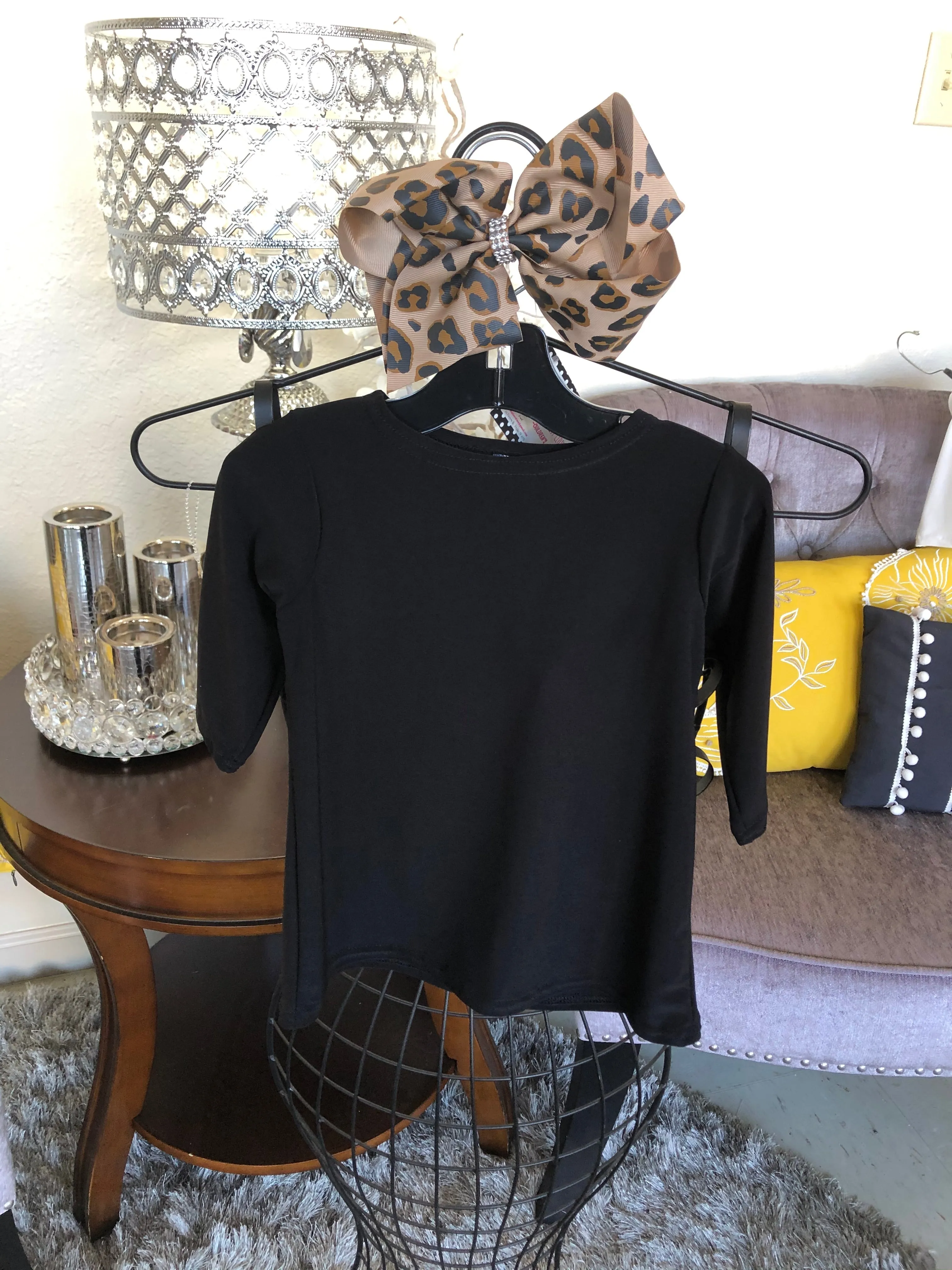 Girl’s Black ITY Layering Top